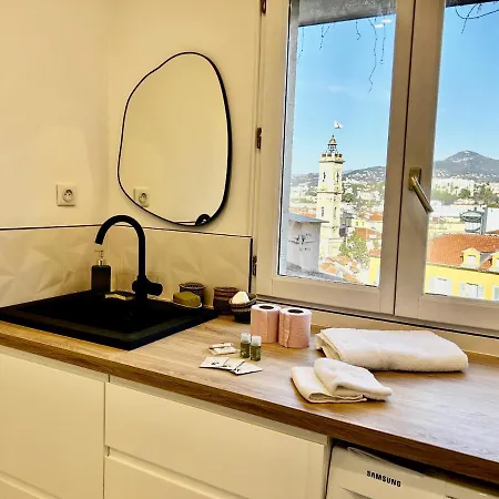 Chateau Duplex Menica Vue Sur Le Vieux شقة نيس